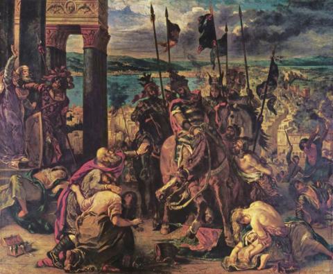 Eugene Ferdinand Victor Delacroix: Konstantinápoly második ostroma